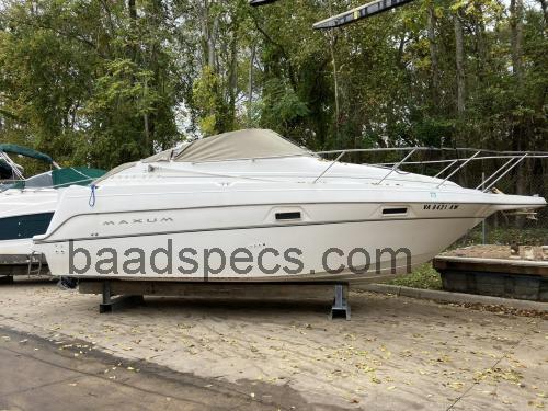 Maxum 2400 SCR tekniske specifikationer 